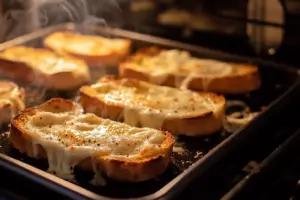 Refrigerating Cheesy Garlic Bread

