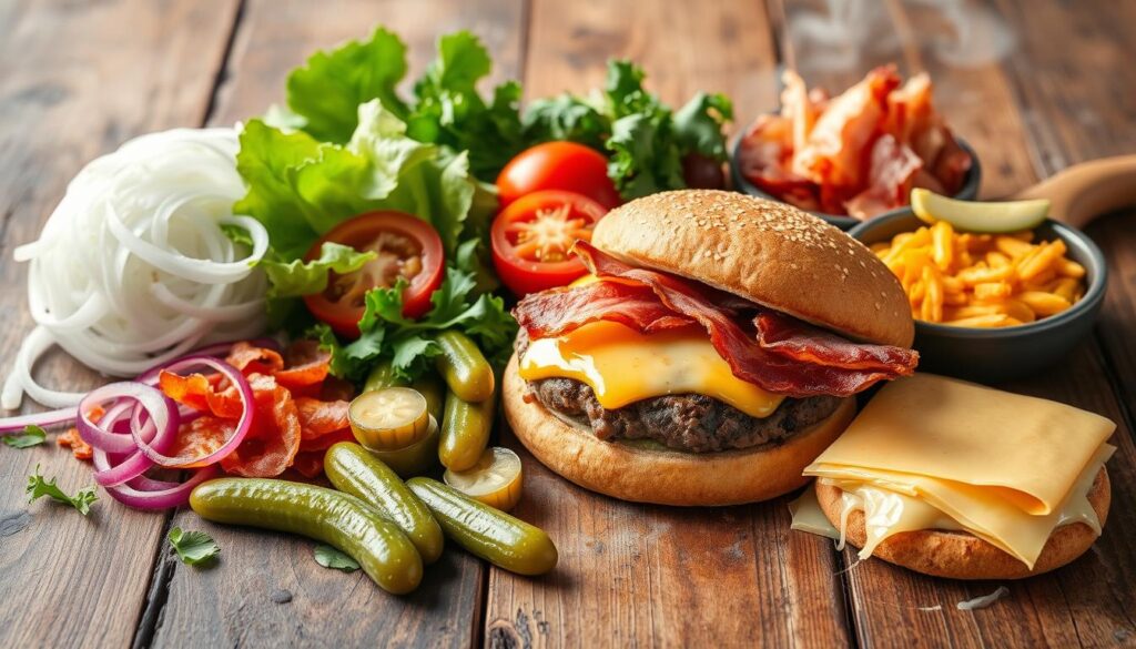 burger toppings